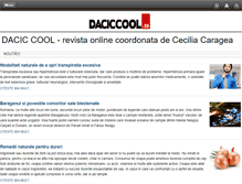Tablet Screenshot of daciccool.ro